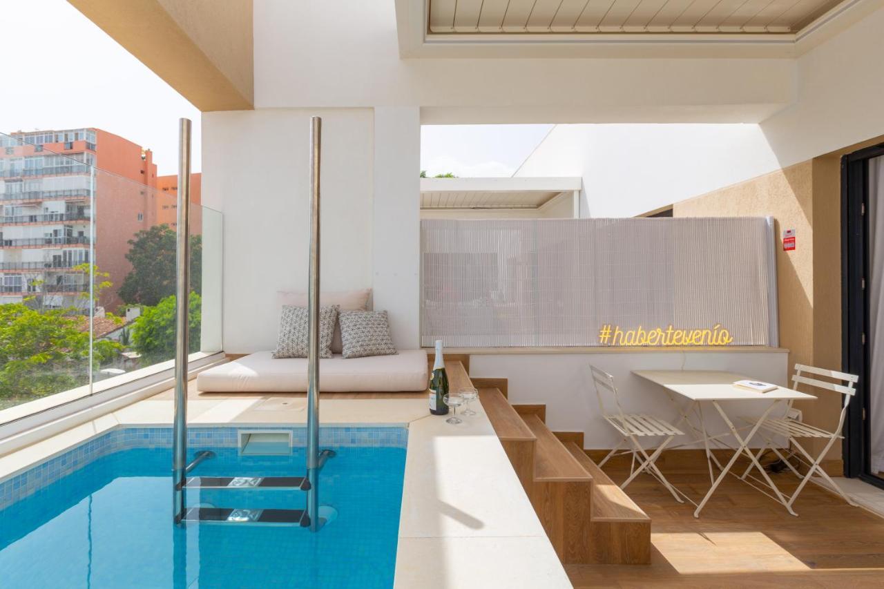 托雷莫利诺斯Terraza Del Mar: Apartamento Con Terraza Y Piscina公寓 外观 照片
