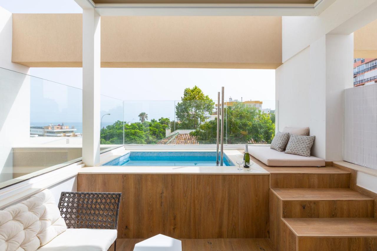 托雷莫利诺斯Terraza Del Mar: Apartamento Con Terraza Y Piscina公寓 外观 照片